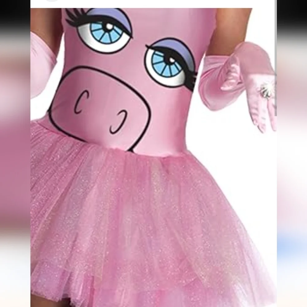 Miss Piggy Costume Dress, Disney's Muppet Studios, pink women's size M - Picture 1 of 9